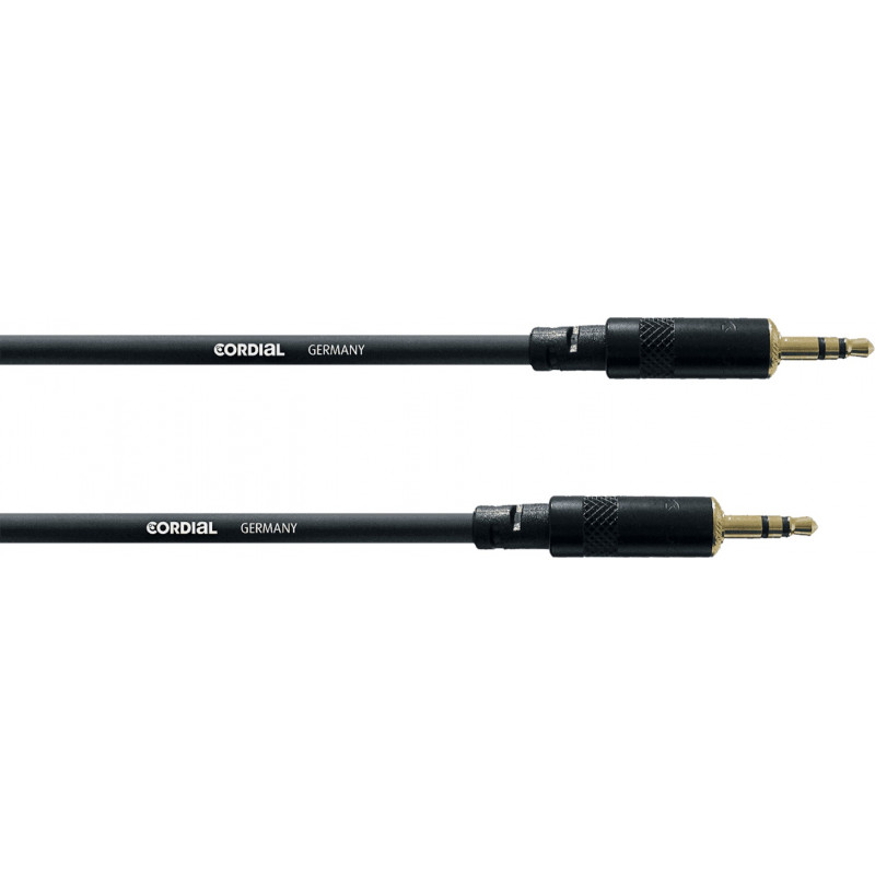 Cordial CFS3WW - Câble audio mini-jack stéréo 3 m