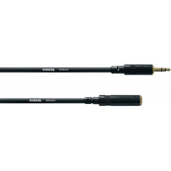 Cordial CFS5WY - Câble audio mini-jack mâle-femelle stéréo 5 m