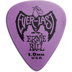 Ernie Ball 9193 - Sachet de 12 médiators Everlast violet - 1.00mm