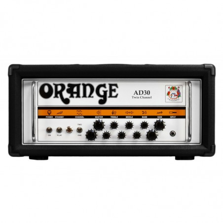 Orange AD-30HTCB - Tête d'ampli guitare noire à lampes - 30W