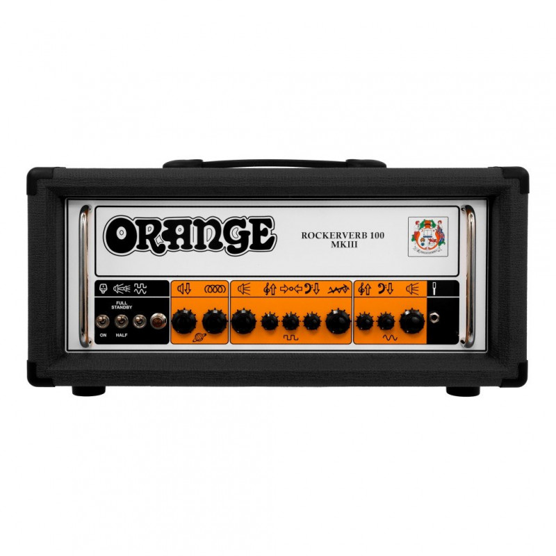 Orange RK-100HBK - Tête d'ampli guitare Rockerverb MKIII noire - 100W