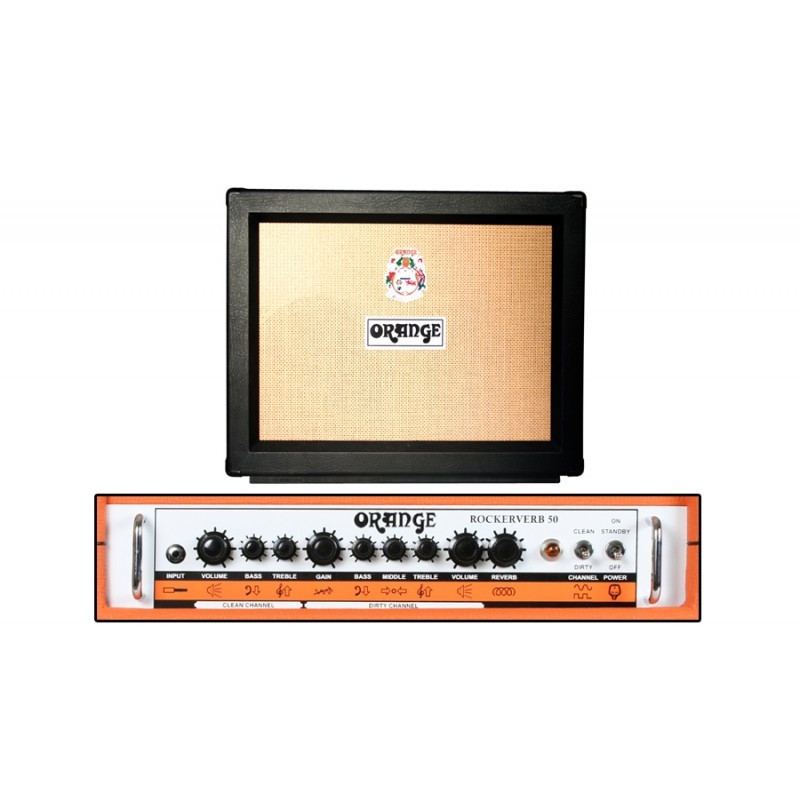Orange RK50C112B - Combo guitare électrique Rockerverb noir - 50W