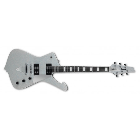 Ibanez Paul Stanley PS60-SSL - Silver Sparkle - Guitare électrique (+ housse)