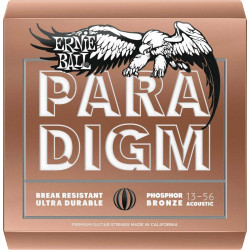 Ernie Ball 2074 - Jeu de cordes guitare acoustique - Paradigm Phosphore Bronze - Medium 13-56