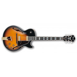 Ibanez George Benson GB10SE-BS - Brown Sunburst - Guitare électrique (+ étui)