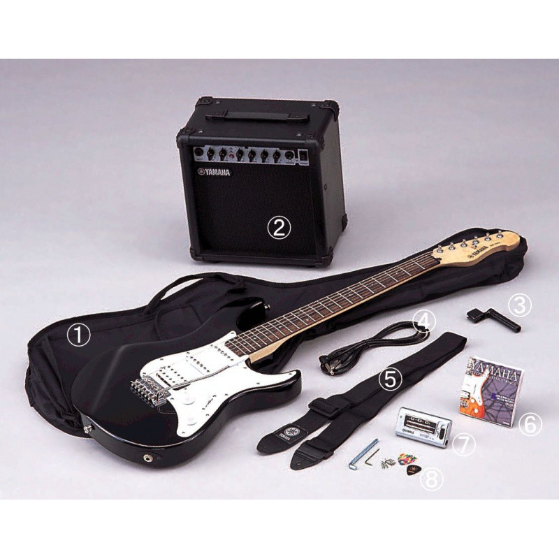 Yamaha EG112C noire - Pack guitare électrique débutant Stock B