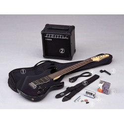 Yamaha EG121C noire - Pack guitare électrique débutant stock B