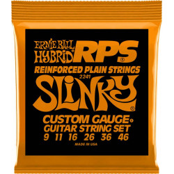 Ernie Ball 2241 - Jeu de cordes guitare électrique - RPS reinforced - Hybrid Slinky 9-46