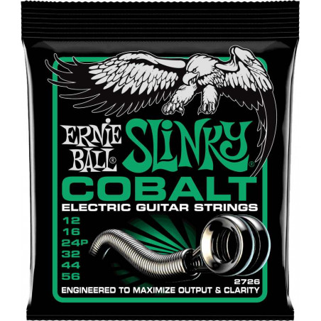 Ernie Ball 2726 - Jeu de cordes électriques - Slinky Cobalt - Not Even Slinky 12-56