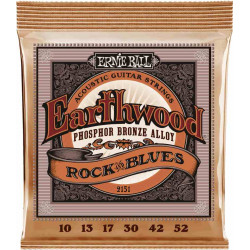 Ernie Ball 2151 - Jeu de cordes acoustiques - Earthwood Phosphor Bronze - Rock'N'Blues 10-52