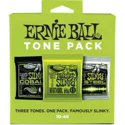Ernie Ball 3331 - 3 jeux de cordes électriques - Tone Pack - Regular Slinky 10-46