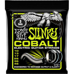 Ernie Ball 3721 - 3 jeux de cordes électriques - Slinky Cobalt - Regular Slinky 10-46