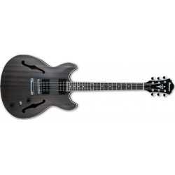 Ibanez AS53-TKF - Transparent Black Flat - guitare électrique