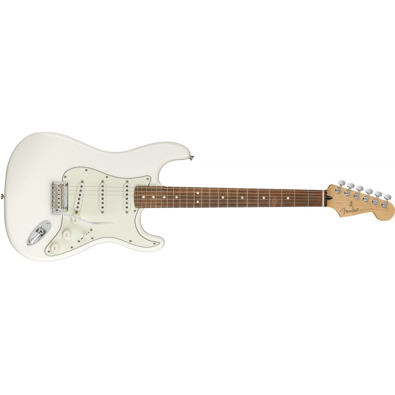 Fender Player Stratocaster - Touche pau ferro - Polar White - Guitare électrique