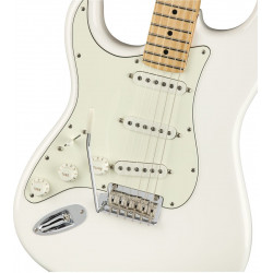 Fender Player Stratocaster LH - Manche érable - Polar White - Guitare électrique gaucher