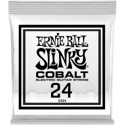 Ernie Ball 10424 - Corde au détail guitare électrique Slinky Cobalt - Filé rond 024