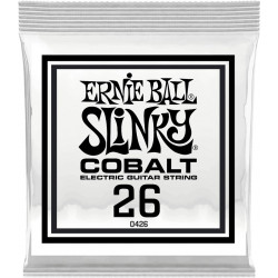 Ernie Ball 10426 - Corde au détail guitare électrique Slinky Cobalt - Filé rond 026