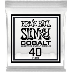 Ernie Ball 10440 - Corde au détail guitare électrique Slinky Cobalt - Filé rond 040