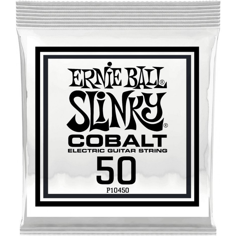 Ernie Ball 10450 - Corde au détail guitare électrique Slinky Cobalt - Filé rond 050