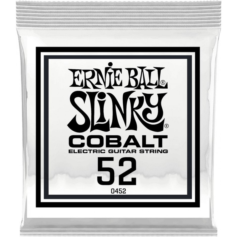 Ernie Ball 10452 - Corde au détail guitare électrique Slinky Cobalt - Filé rond 052