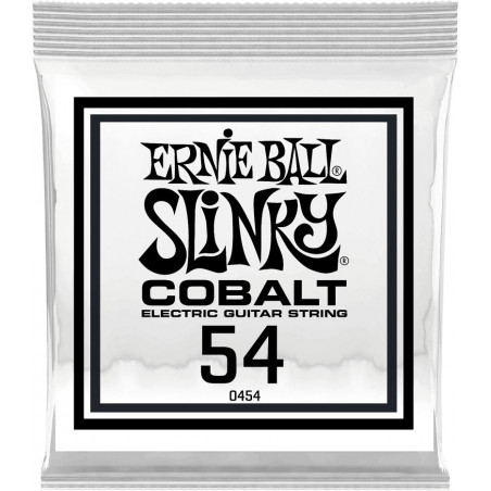 Ernie Ball 10454 - Corde au détail guitare électrique Slinky Cobalt - Filé rond 054