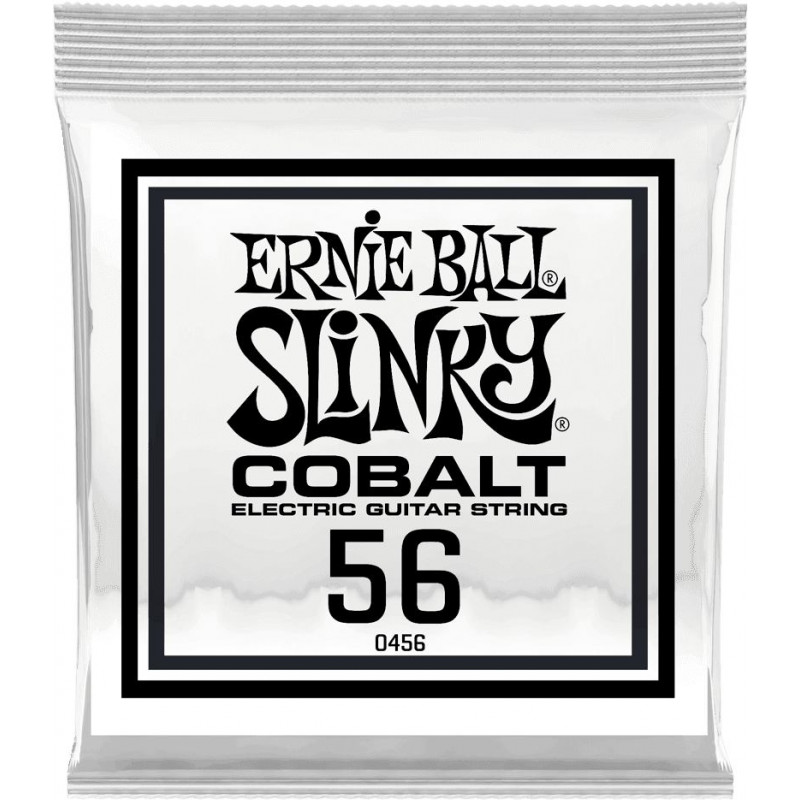 Ernie Ball 10456 - Corde au détail guitare électrique Slinky Cobalt - Filé rond 056