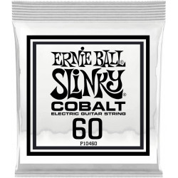 Ernie Ball 10460 - Corde au détail guitare électrique Slinky Cobalt - Filé rond 060