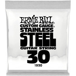 Ernie Ball 1930 - Corde au détail guitare électrique Stainless Steel - Filé 030