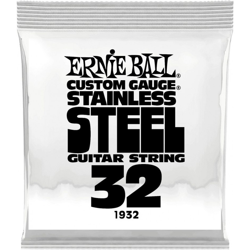 Ernie Ball 1932 - Corde au détail guitare électrique Stainless Steel - Filé 032