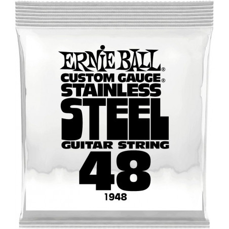 Ernie Ball 1948 - Corde au détail guitare électrique Stainless Steel - Filé 048