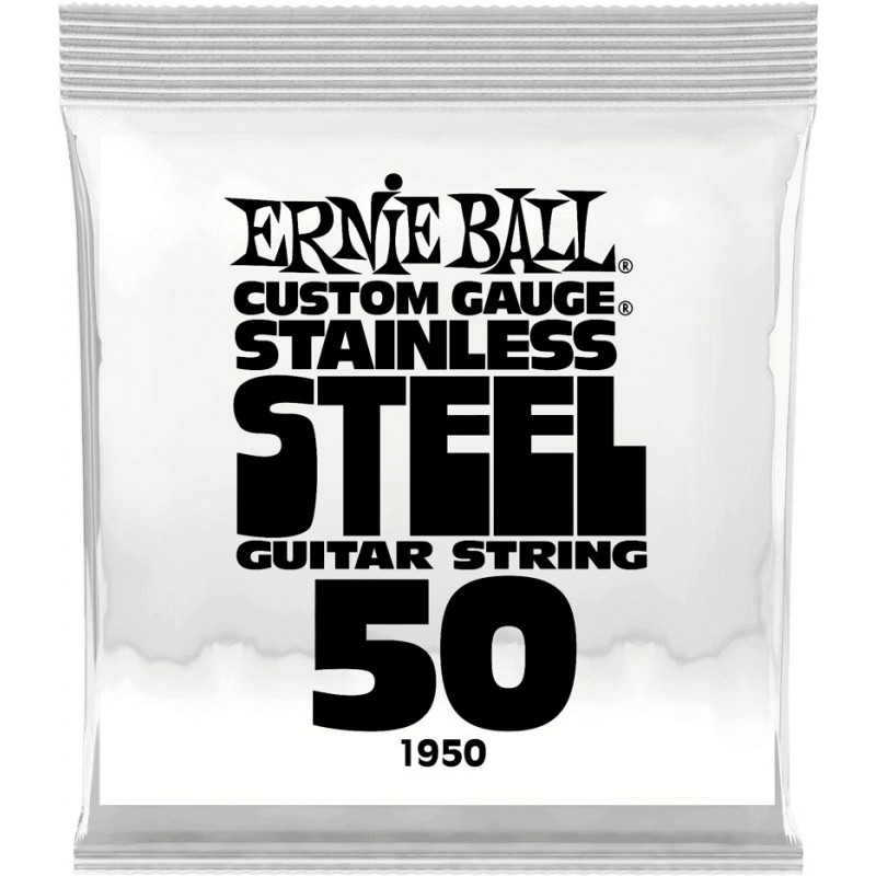 Ernie Ball 1950 - Corde au détail guitare électrique Stainless Steel - Filé 050