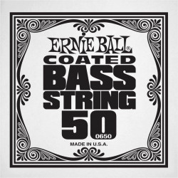 Ernie Ball 0650 - Corde basse au détail Slinky Coated - Filé nickel 050