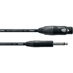 Cordial CPM5FP - Câble audio XLR femelle - jack mono 5 m