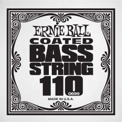 Ernie Ball 0699 - Corde basse au détail Slinky Coated - Filé nickel 110