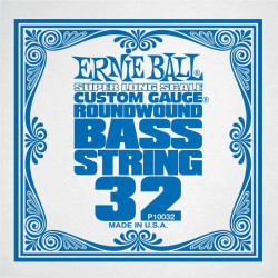 Ernie Ball 10032 - Corde basse au détail Slinky Nickel Wound - Super Long Scale 032