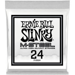 Ernie Ball 10524 - Corde électrique au détail Slinky M-Steel - Filé rond 024