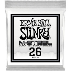 Ernie Ball 10526 - Corde électrique au détail Slinky M-Steel - Filé rond 026