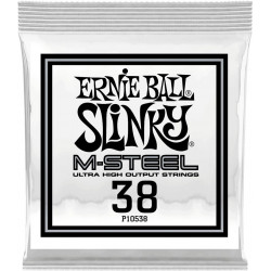 Ernie Ball 10538 - Corde électrique au détail Slinky M-Steel - Filé rond 038