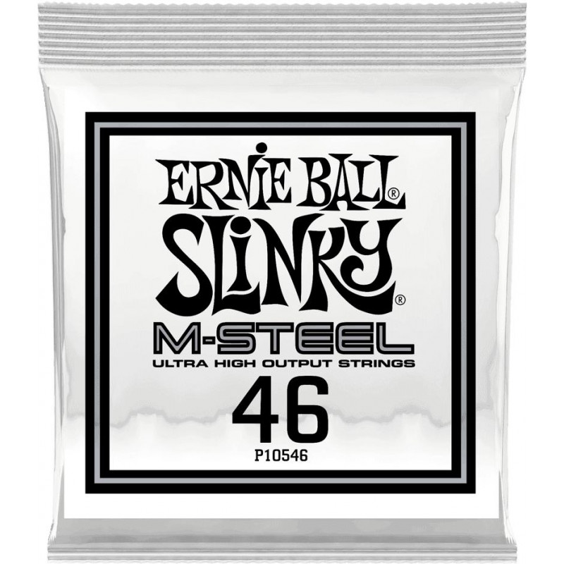 Ernie Ball 10546 - Corde électrique au détail Slinky M-Steel - Filé rond 046