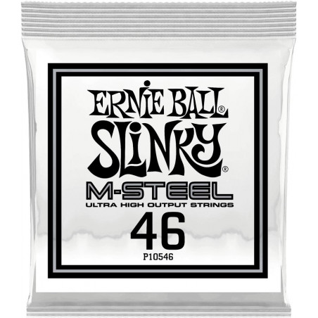 Ernie Ball 10546 - Corde électrique au détail Slinky M-Steel - Filé rond 046