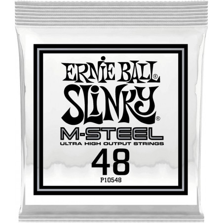 Ernie Ball 10548 - Corde électrique au détail Slinky M-Steel - Filé rond 048