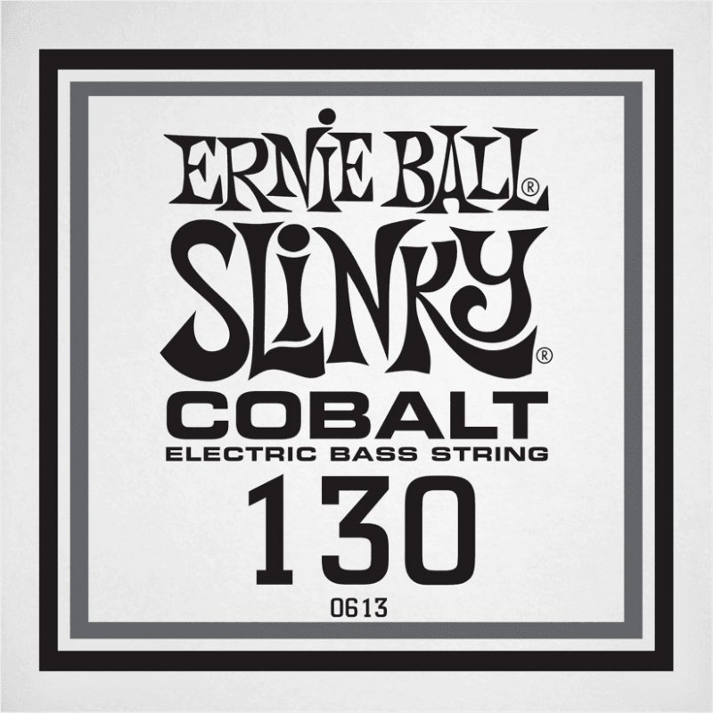 Ernie Ball 10613 - Corde basse au détail Slinky Cobalt - Filé Cobalt 130
