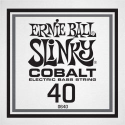 Ernie Ball 10640 - Corde basse au détail Slinky Cobalt - Filé Cobalt 040