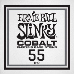 Ernie Ball 10655 - Corde basse au détail Slinky Cobalt - Filé Cobalt 055