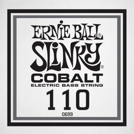 Ernie Ball 10699 - Corde basse au détail Slinky Cobalt - Filé Cobalt 110