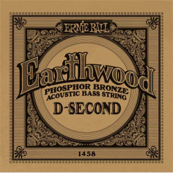 Ernie Ball 1458 - Corde basse acoustique au détail Earthwood PB - Filé phosphor bronze 055