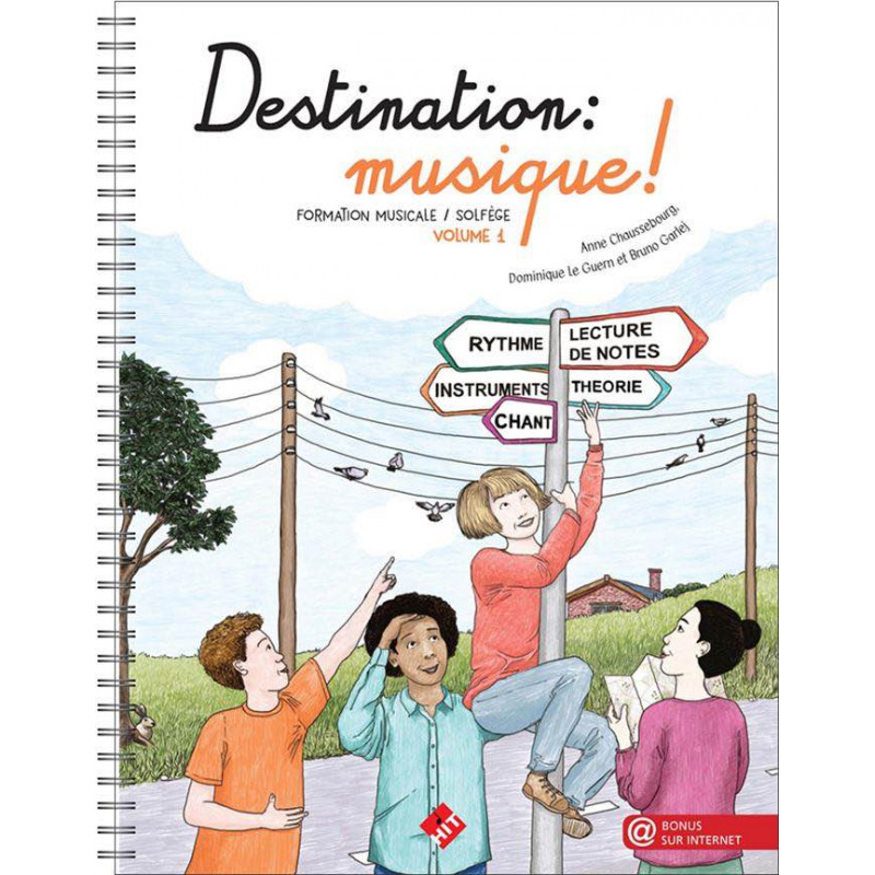 Destination musique Vol.1 - Formation musicale/Solfège - Divers auteurs