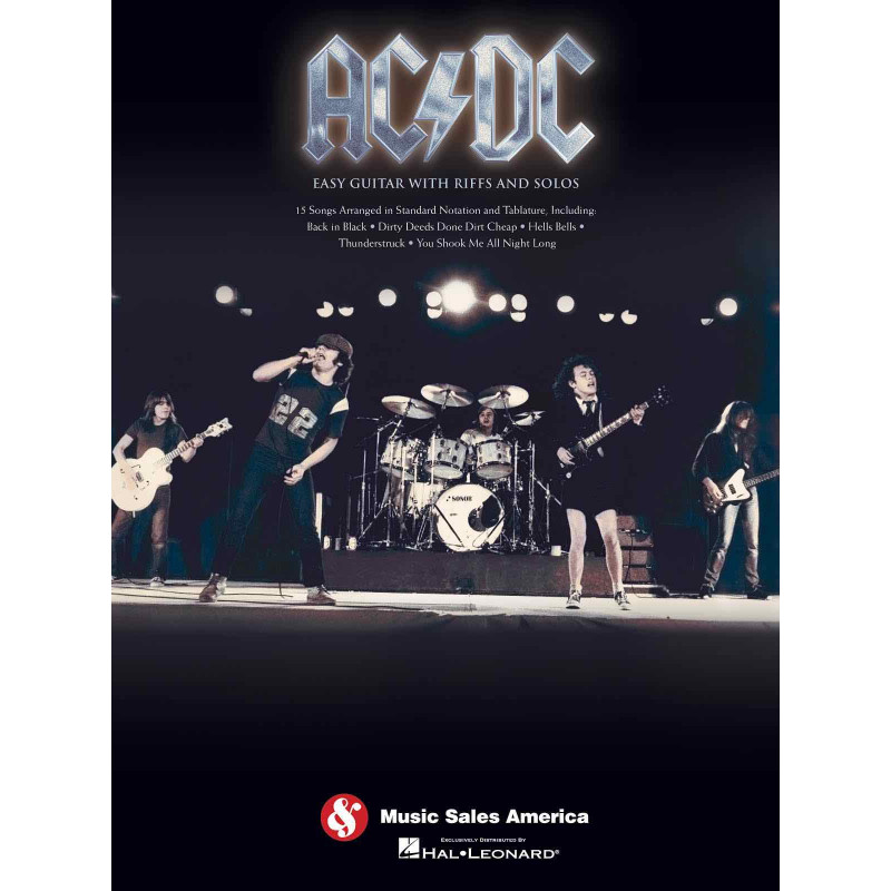 AC/DC - Easy guitar with riffs and solos - Tablatures guitare