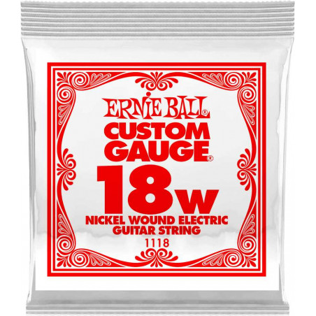 Ernie Ball 1118 - Corde électrique au détail Slinky - tirant 018