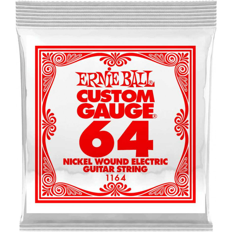 Ernie Ball 1164 - Corde électrique au détail Slinky - tirant 064